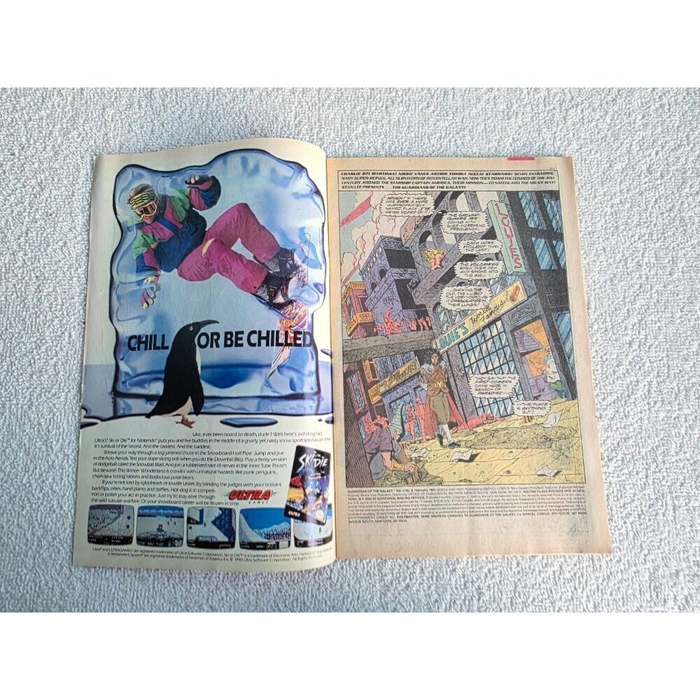 Guardians of the Galaxy #9 Marvel Comic Book 1991 - Picture 3 of 7